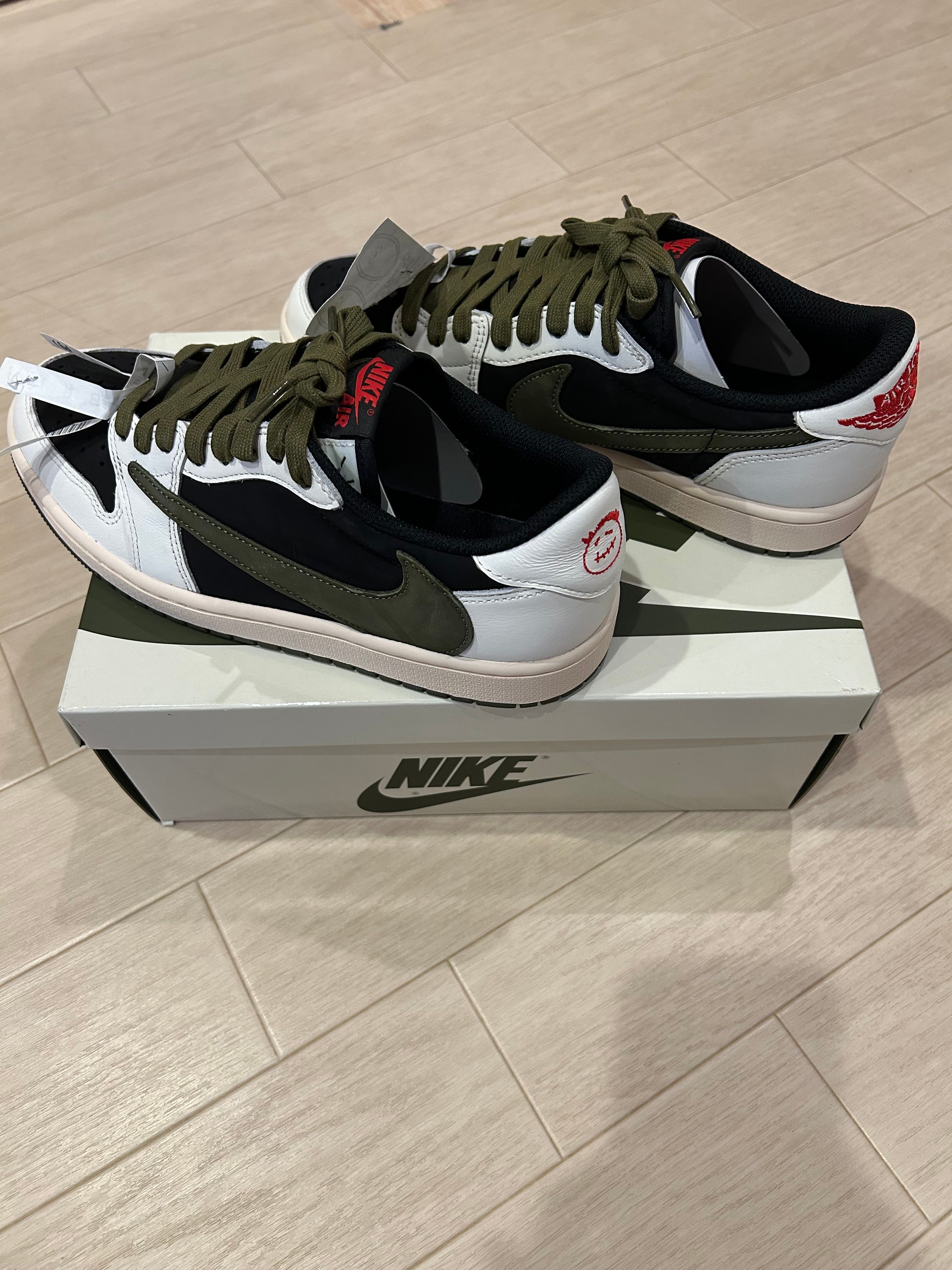 Travis Scott × Nike Women's Air Jordan 1 Low OG "Medium Olive"