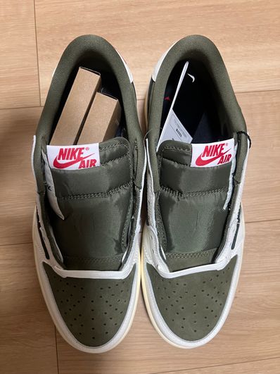 Travis Scott × Nike Air Jordan 1 Low OG SP "Reverse Olive"