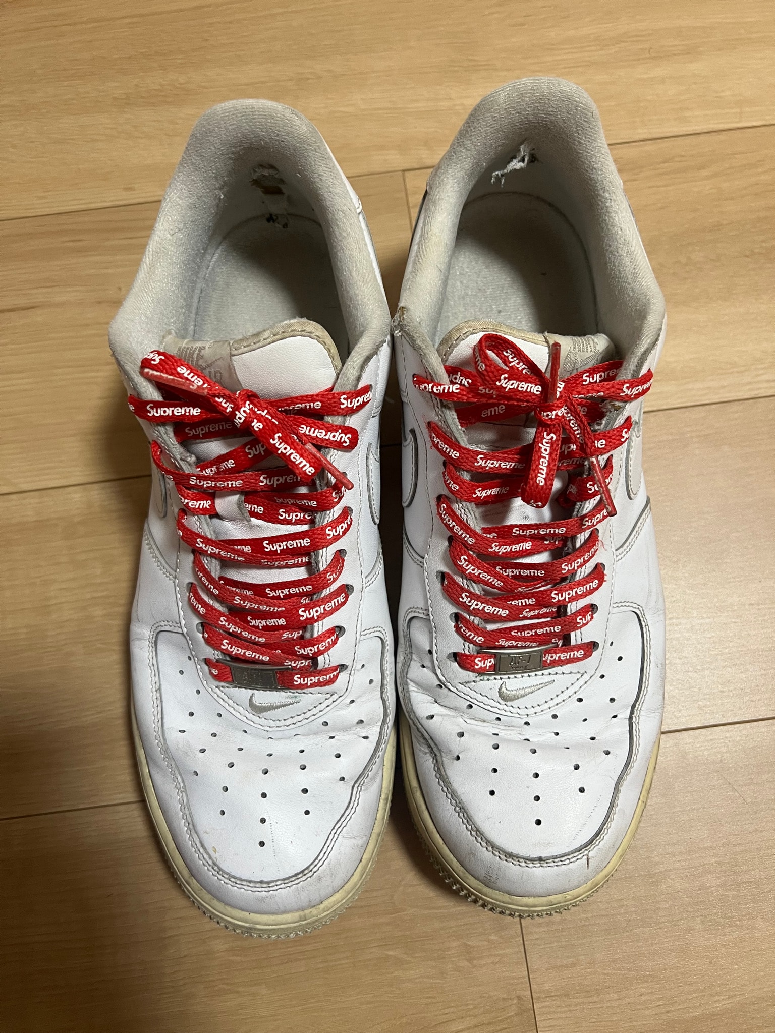 Supreme × Nike Air Force 1 Low "White"