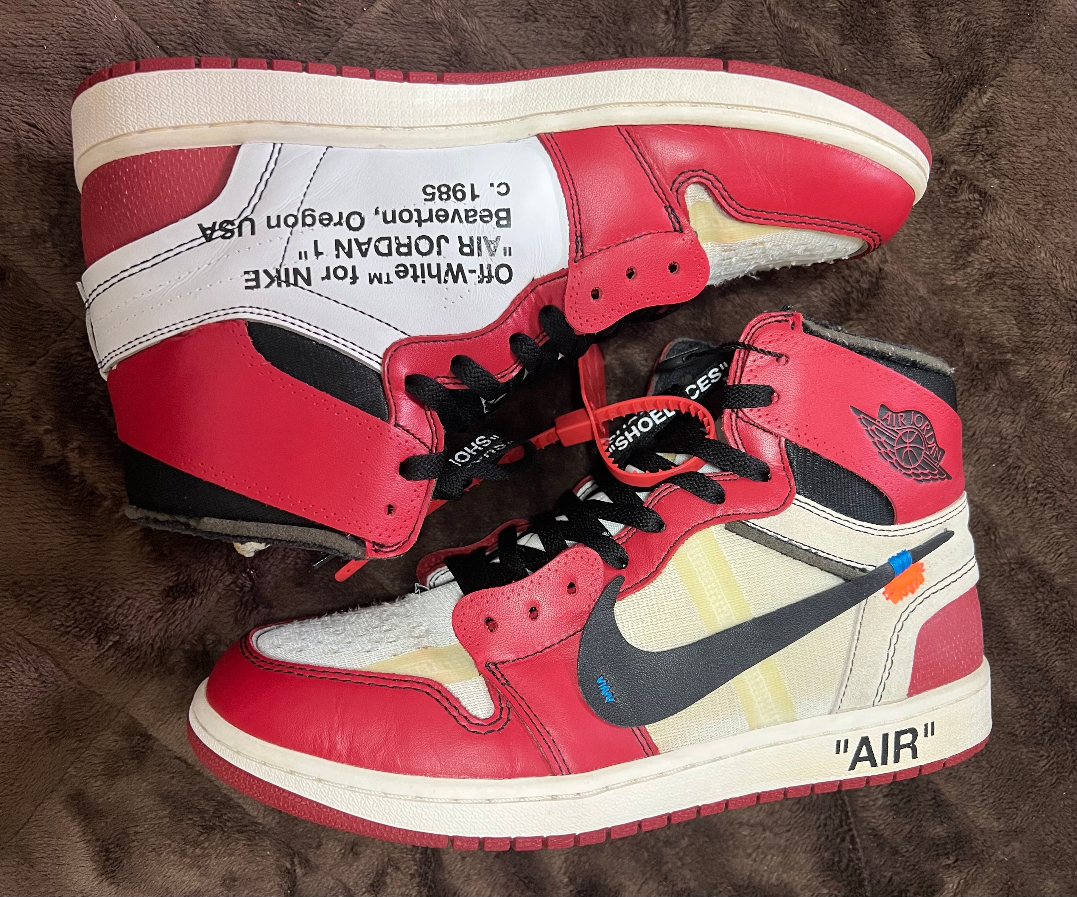 Off-White × Nike Air Jordan 1 Retro High The Ten "Chicago"