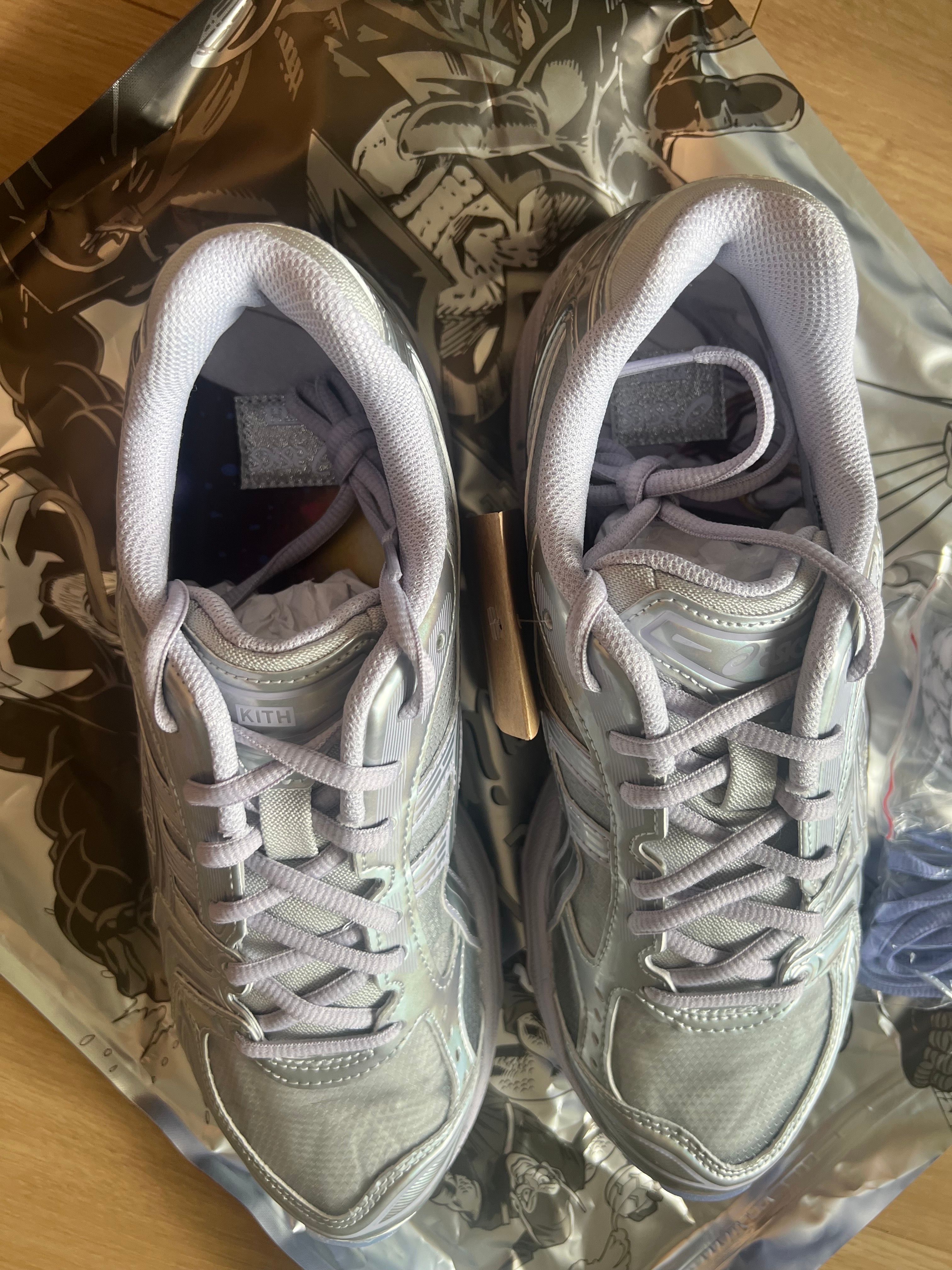 KITH × Marvel Super Villains × Asics Gel-Kayano 14 "Silver Surfer"