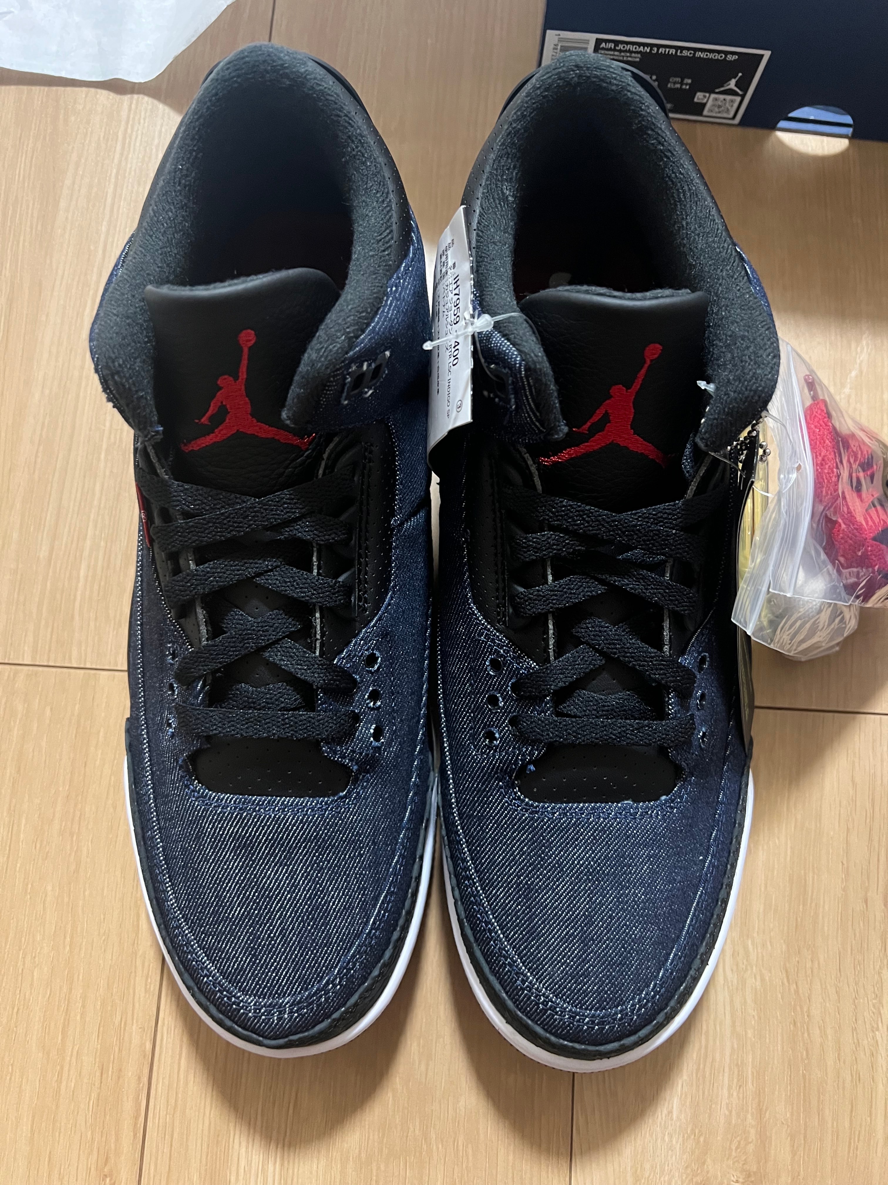 Levi’s × Nike Air Jordan 3 Retro SP "Indigo and Gym Red" (LEVI'S Tab)