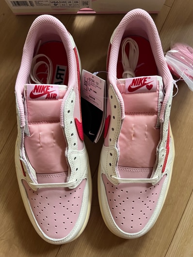 Travis Scott × Nike Air Jordan 1 Retro Low OG "Sail/Tropical Pink"