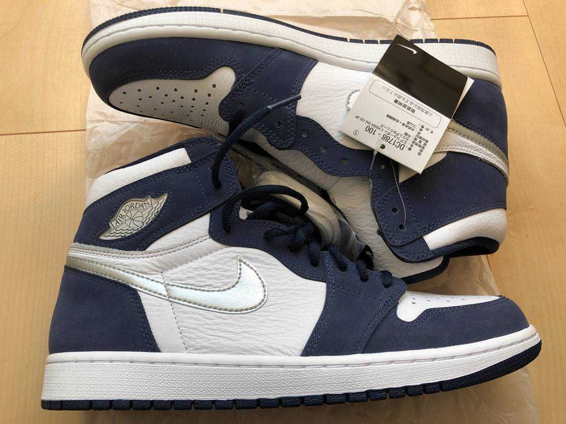 Nike Air Jordan 1 High OG CO.JP "White/Midnight Navy" (2020)(ブリーフケースなし)