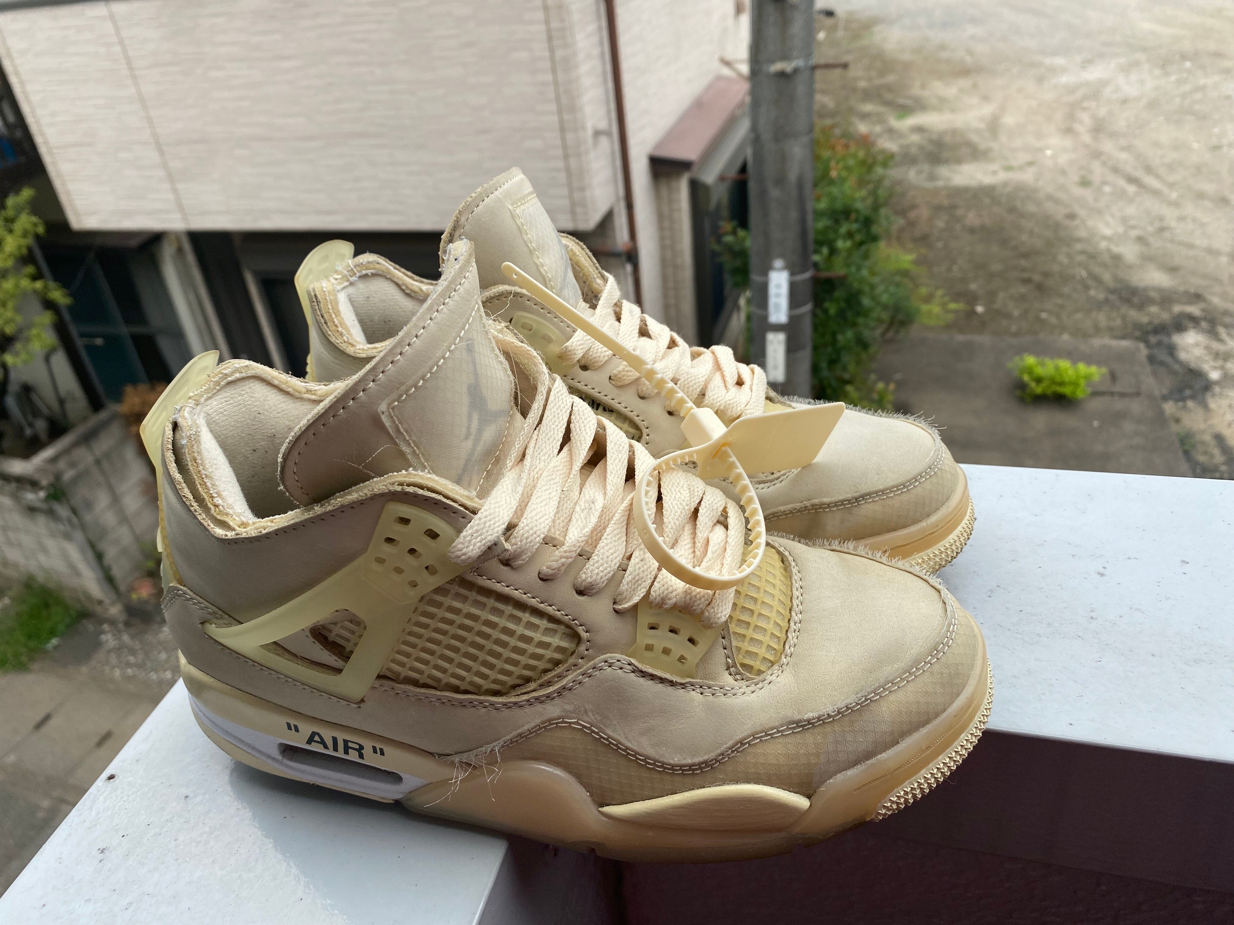 Off-White × Nike Women's Air Jordan 4 SP "Sail"