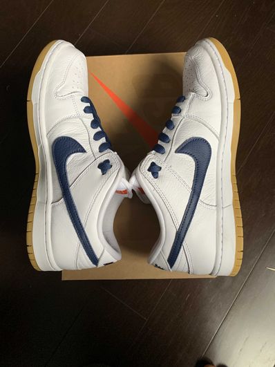 Nike SB Dunk Low "Orange Label White Navy"