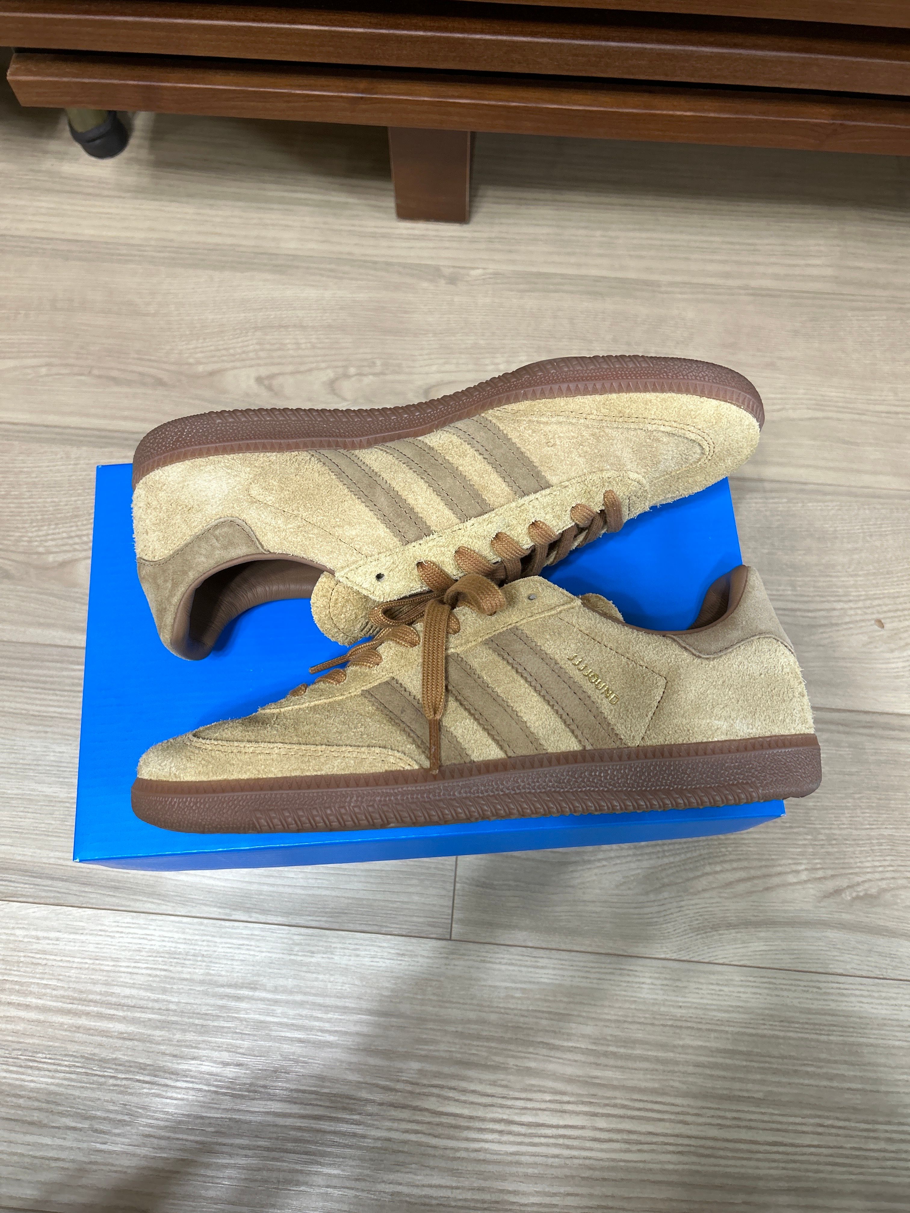 JJJJound × adidas Samba Tobacco "Mesa/Gum"