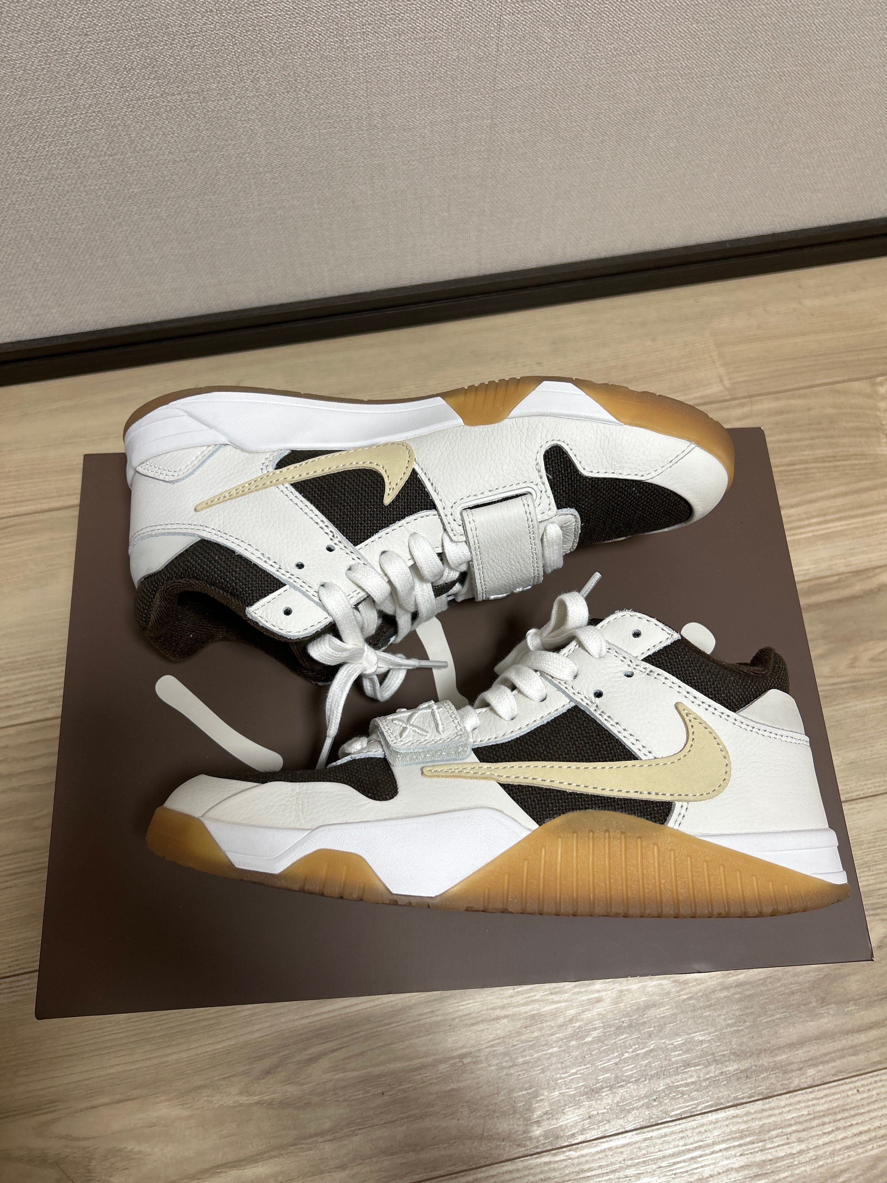 Travis Scott × Nike Jordan Jumpman Jack TR "Sail and Dark Mocha"