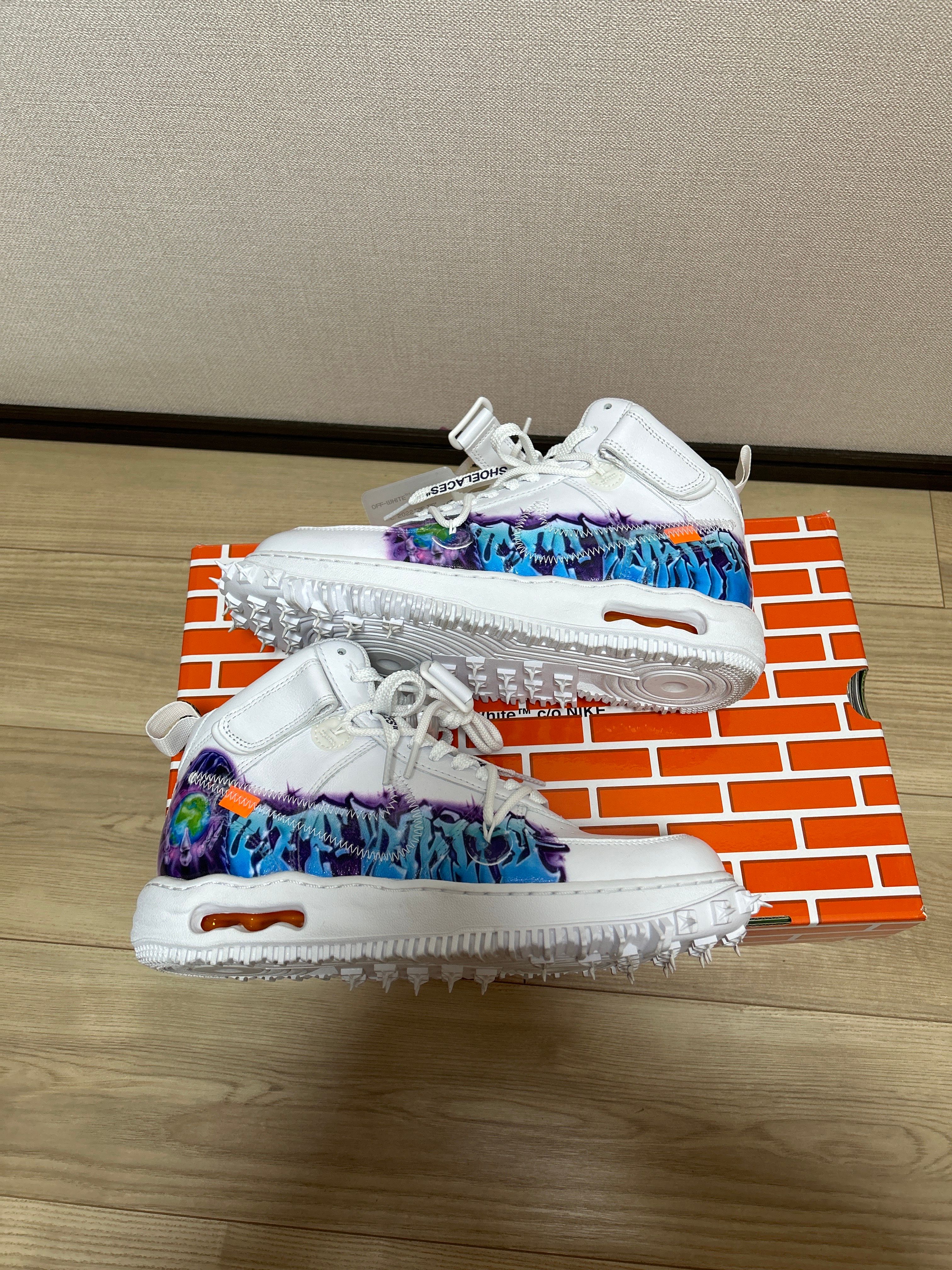 Off-White × Nike Air Force 1 Mid "Graffiti"