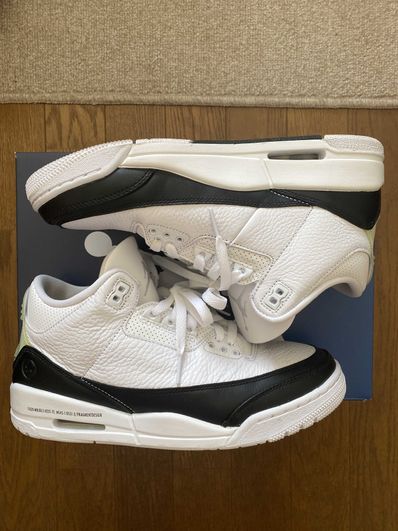 Fragment × Nike Air Jordan 3 "White/Black"