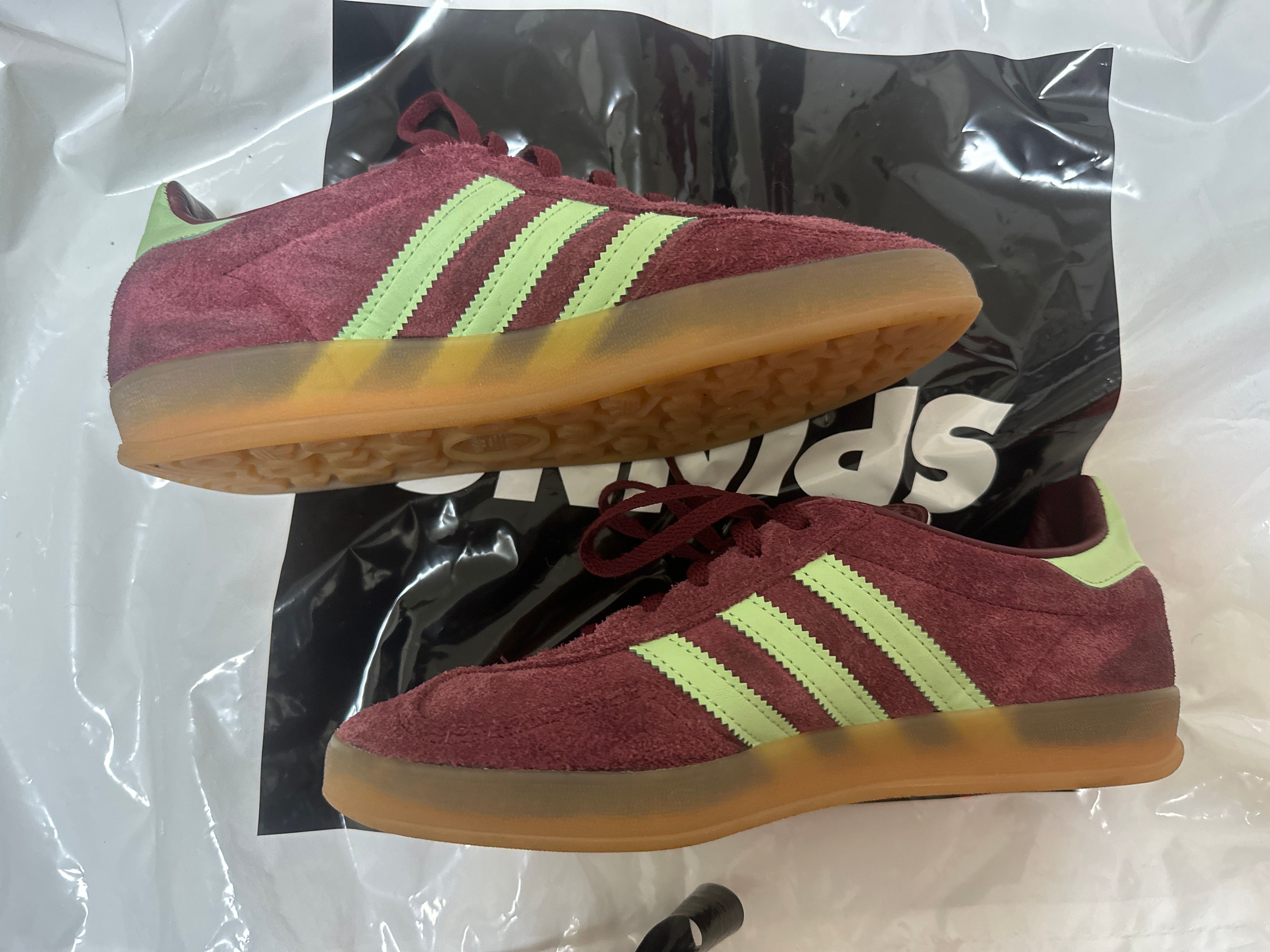 adidas Gazelle Indoor "Shadow Red/Semi Green Spark/Gum"