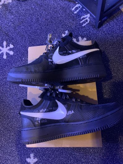 Off-White × Nike Air Force 1 Low "Black"