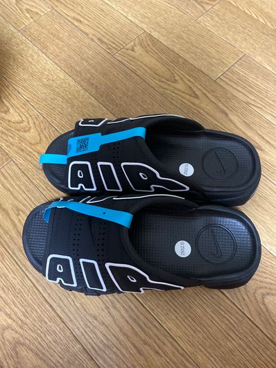 Nike Air More Uptempo Slide "Black" (DV2132-001/DV2137-001)