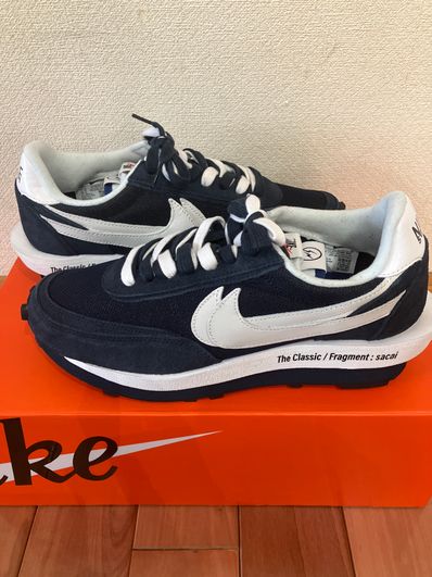 Fragment × sacai × Nike LD Waffle "Blackended Blue"