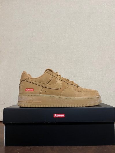 Supreme × Nike Air Force 1 Low "Flax/Wheat"