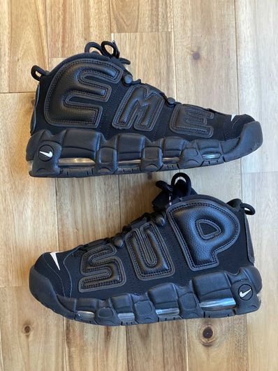 Supreme × Nike Air More Uptempo "Black"