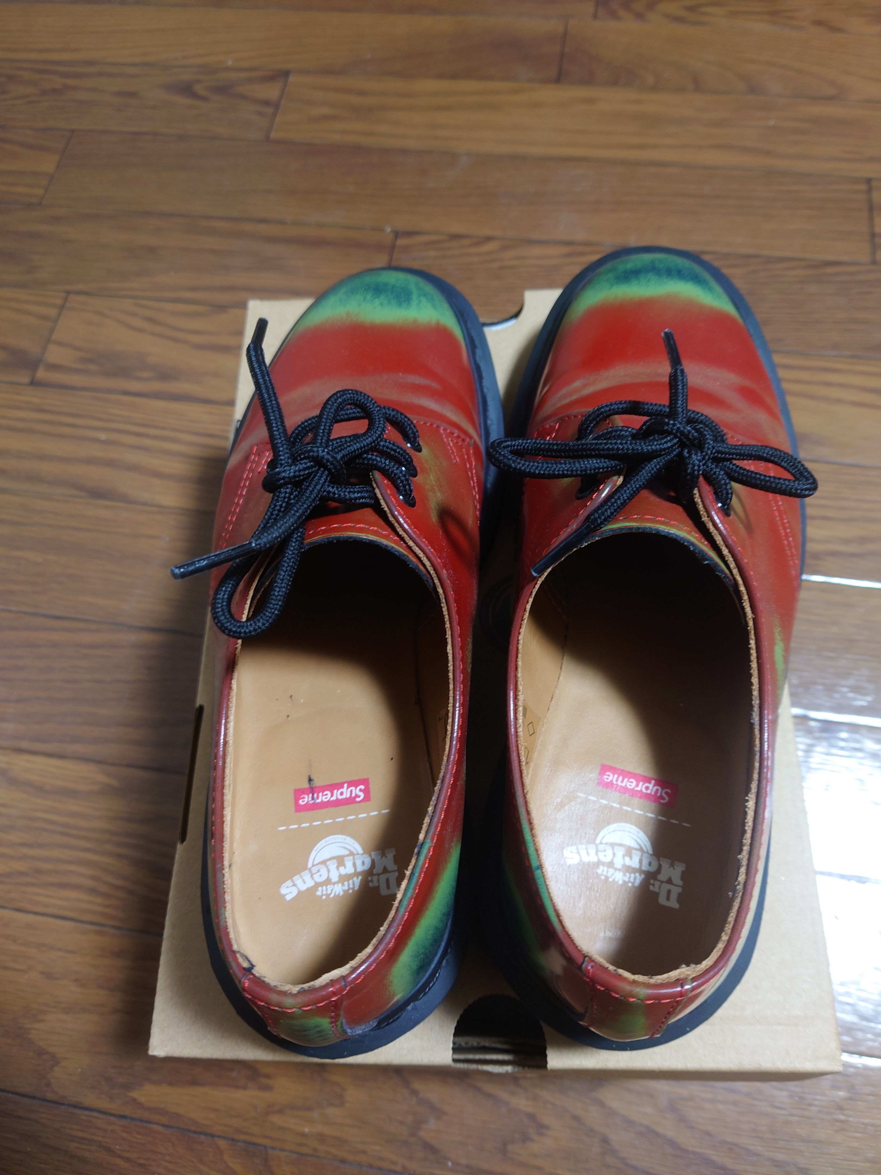 Supreme × Dr.Martens 1461 3 Eye Shoe "Red"