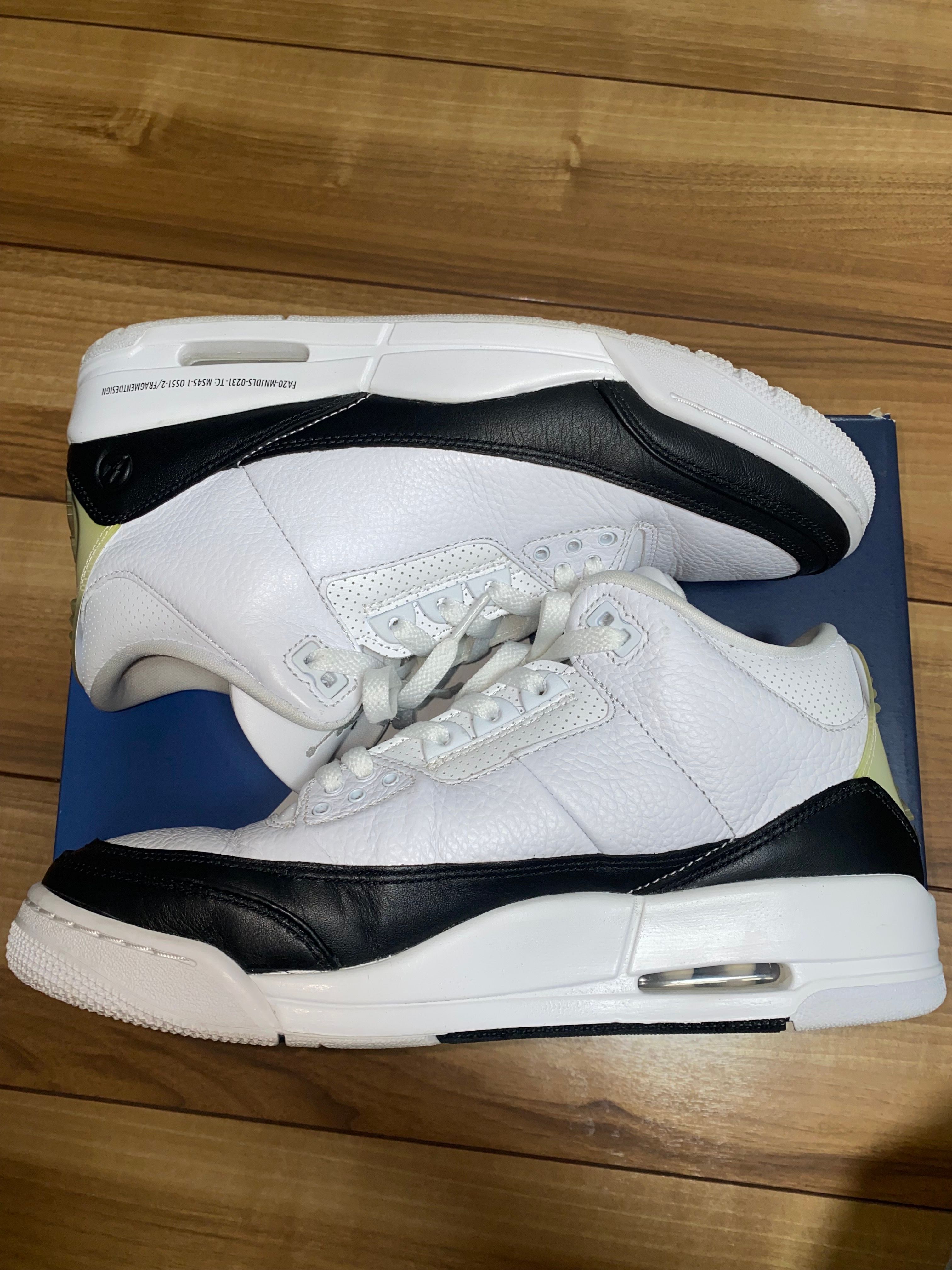 Fragment × Nike Air Jordan 3 "White/Black"