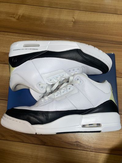 Fragment × Nike Air Jordan 3 "White/Black"