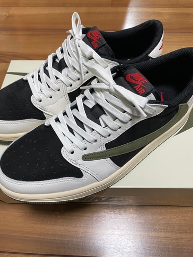 Travis Scott × Nike Women's Air Jordan 1 Low OG "Medium Olive"