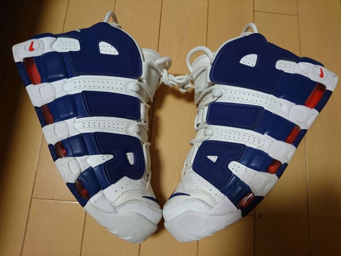 NIKE AIR MORE UPTEMPO 96 "WHITE/DEEP ROYAL BLUE"