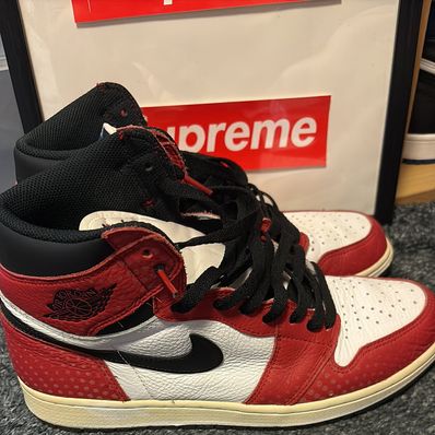 Spiderman × Nike Air Jordan 1 Origin Story "Gym Red/White/Photo Blue/Black"