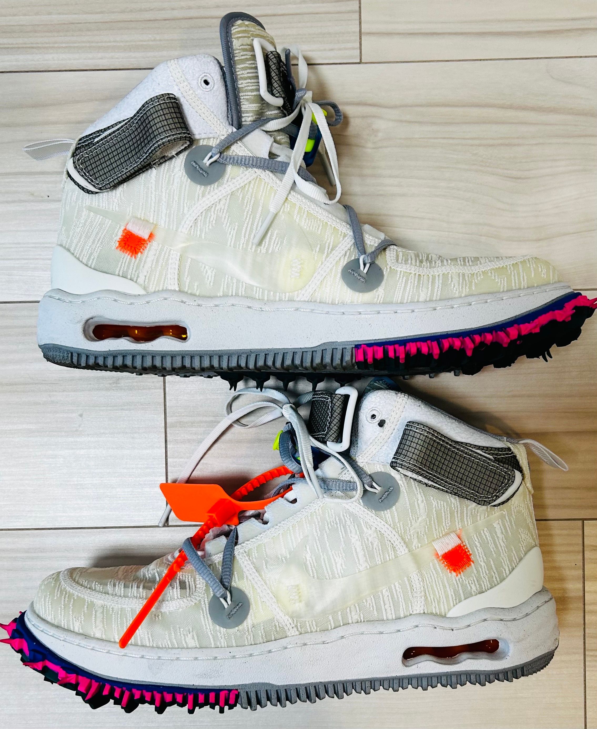 Off-White × Nike Air Force 1 Mid "White"
