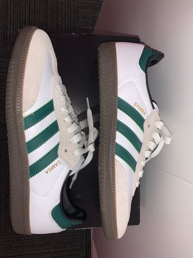 adidas Samba ADV "Footwear White/College Green"