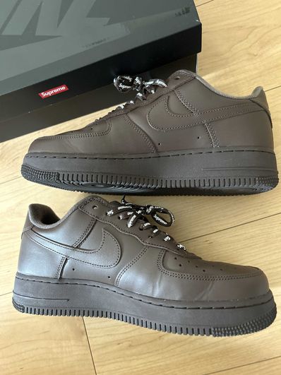 Supreme × Nike Air Force 1 Low "Baroque Brown"