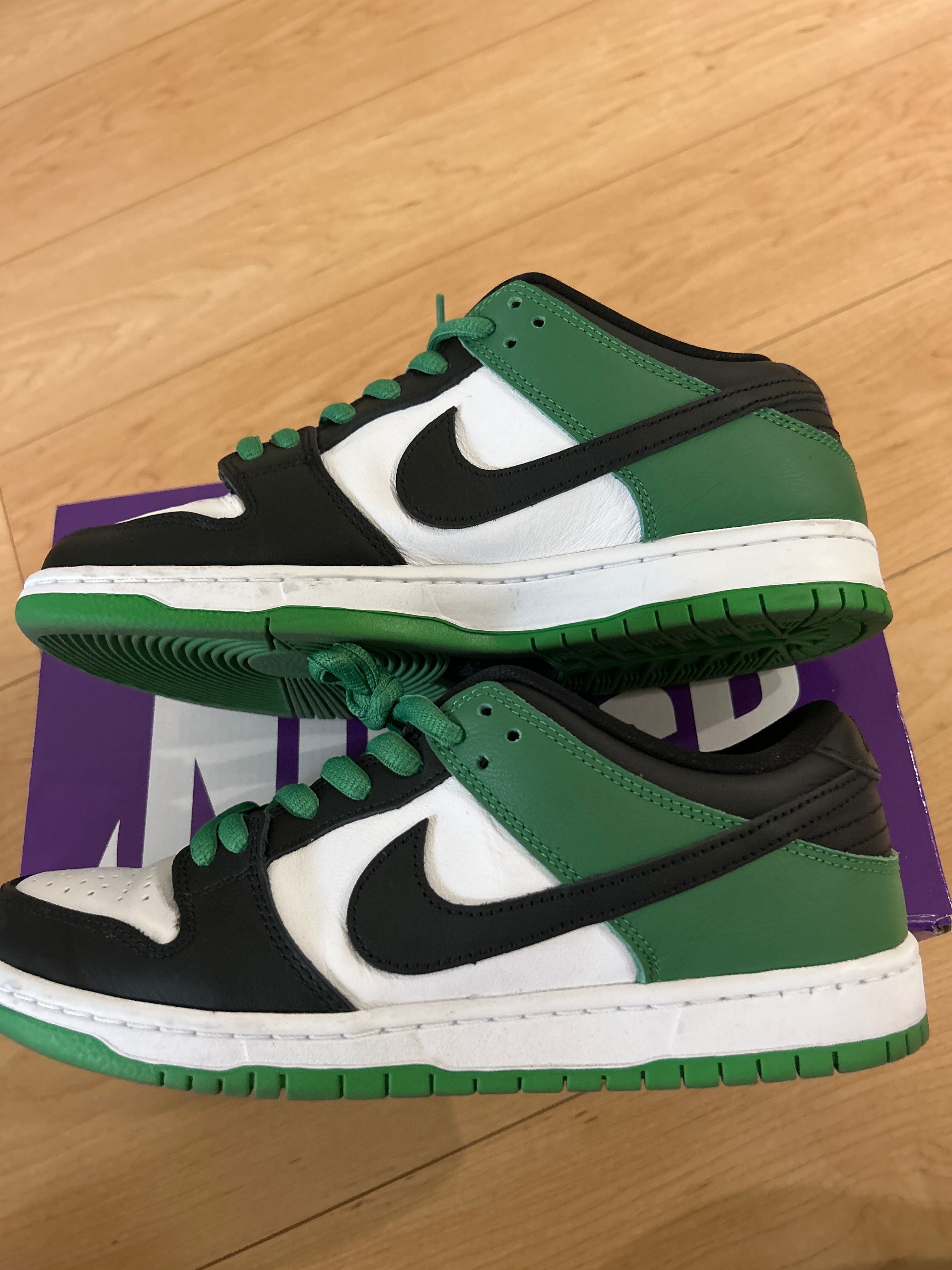 Nike SB Dunk Low Pro "Black and Classic Green"