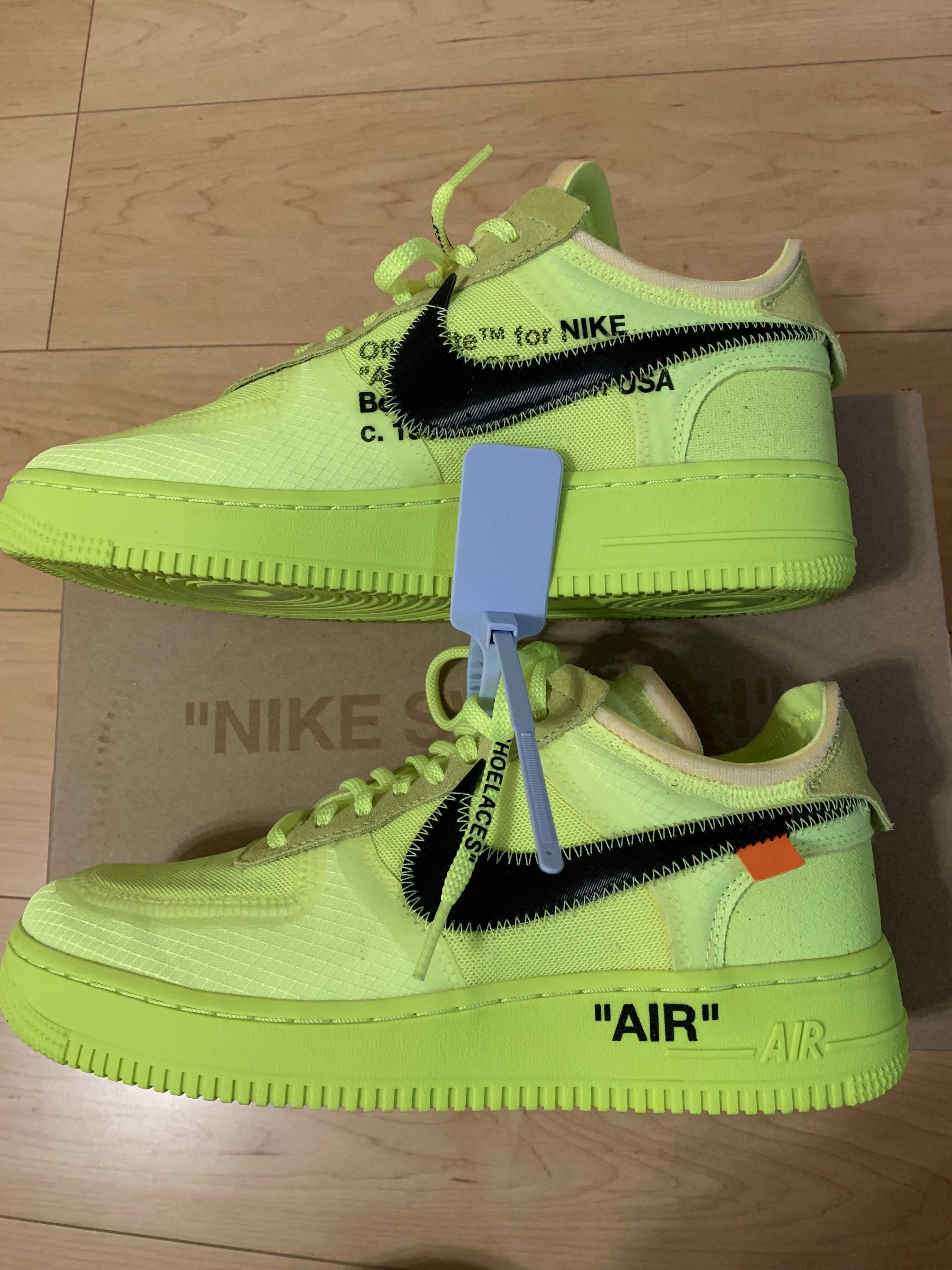 Off-White × Nike Air Force 1 Low "Volt"