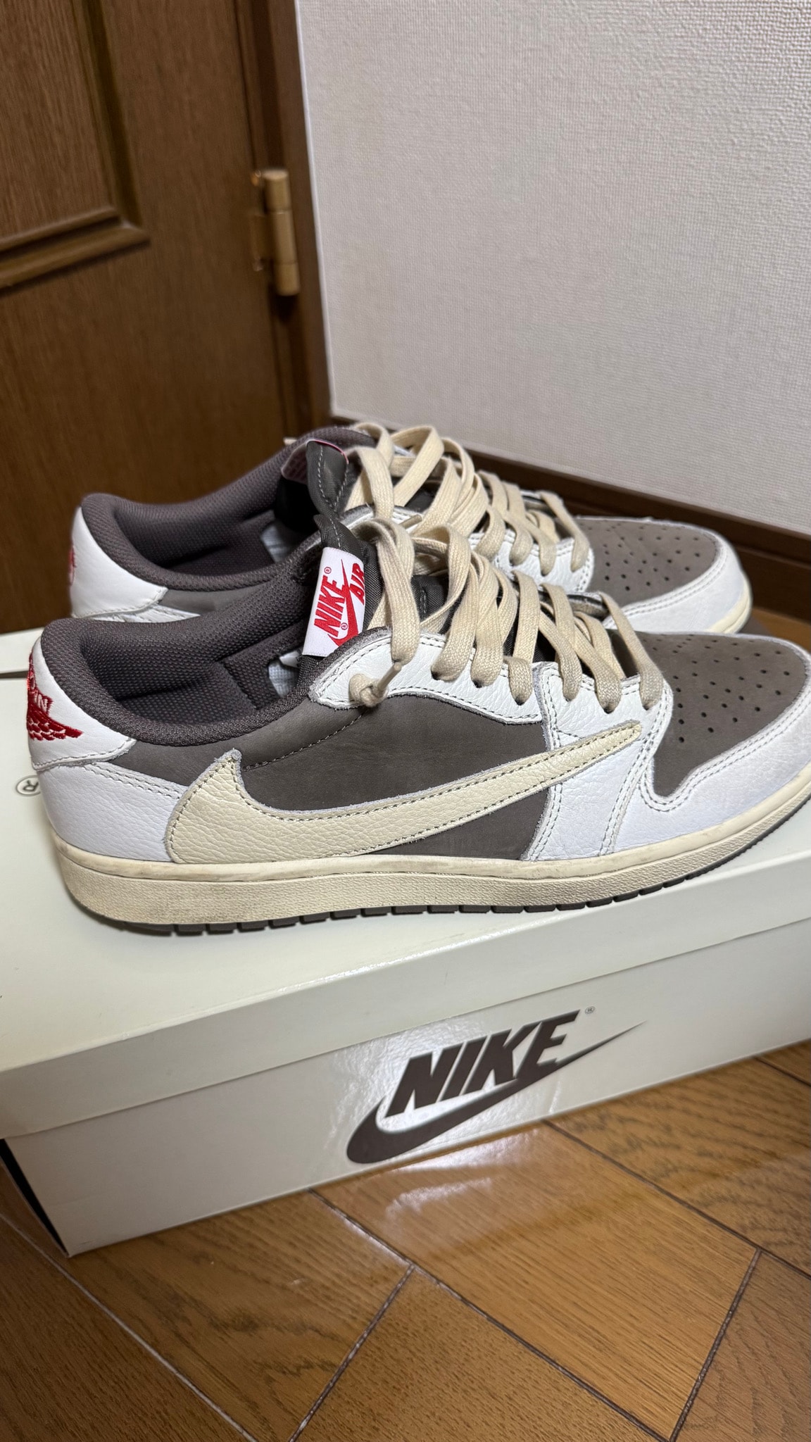 Travis Scott × Nike Air Jordan 1 Low OG SP "Reverse Mocha/Sail and Ridgerock"