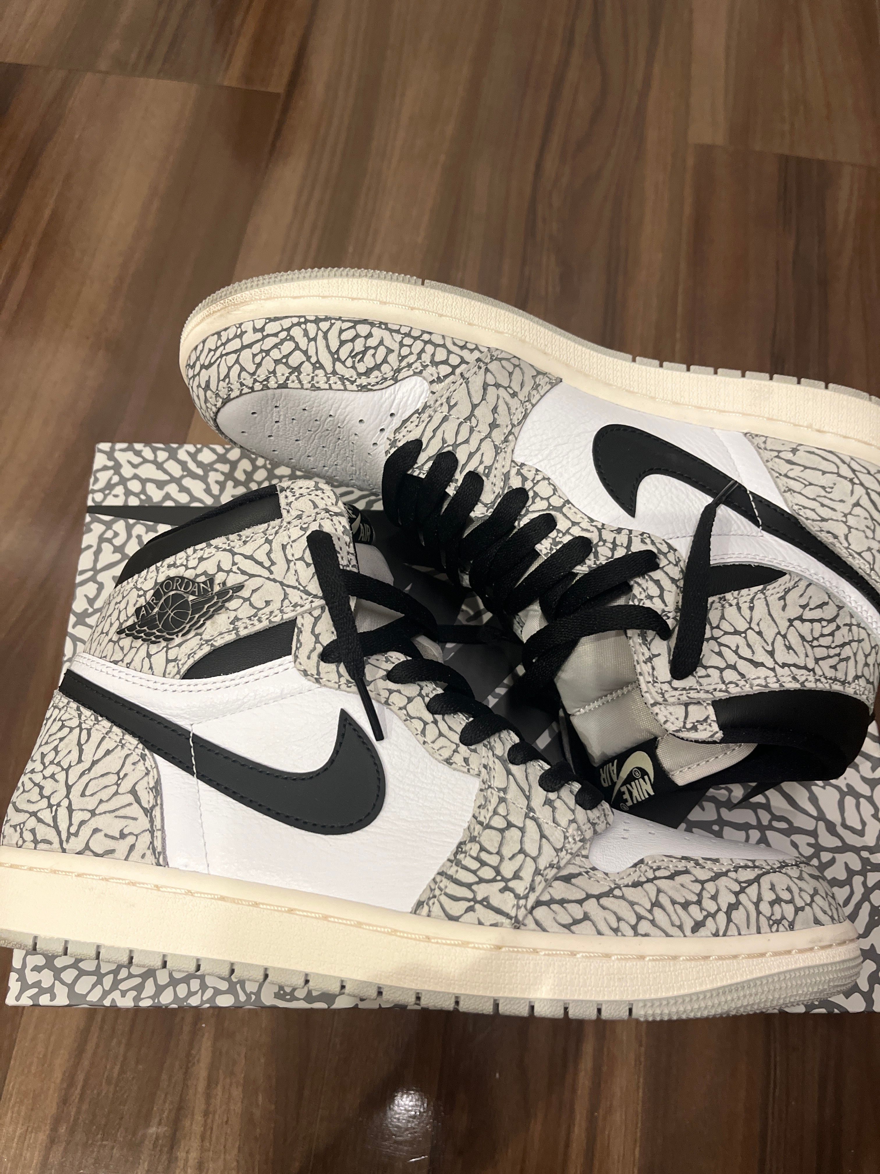 Nike Air Jordan 1 High OG "White Cement/Safari"