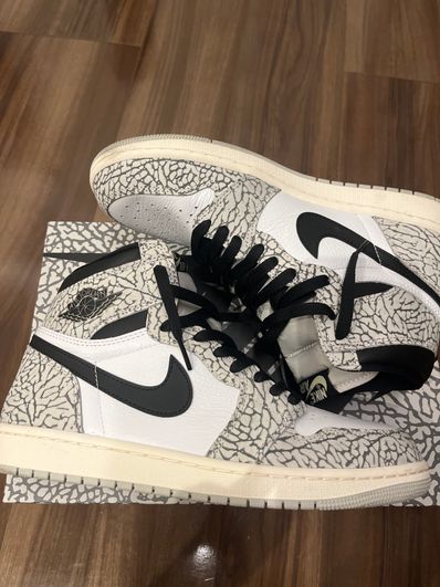 Nike Air Jordan 1 High OG "White Cement/Safari"