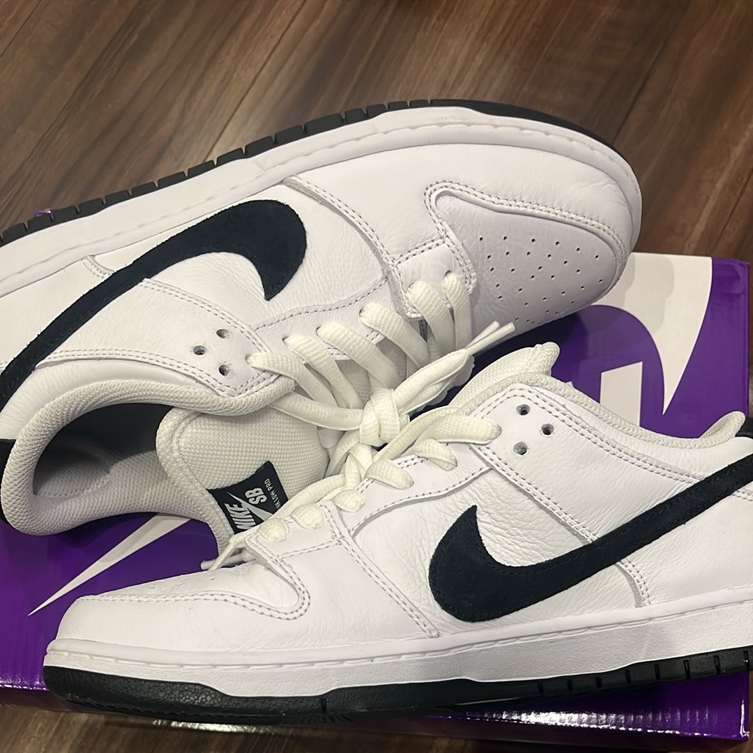 Nike SB Dunk Low Pro "White/Black"