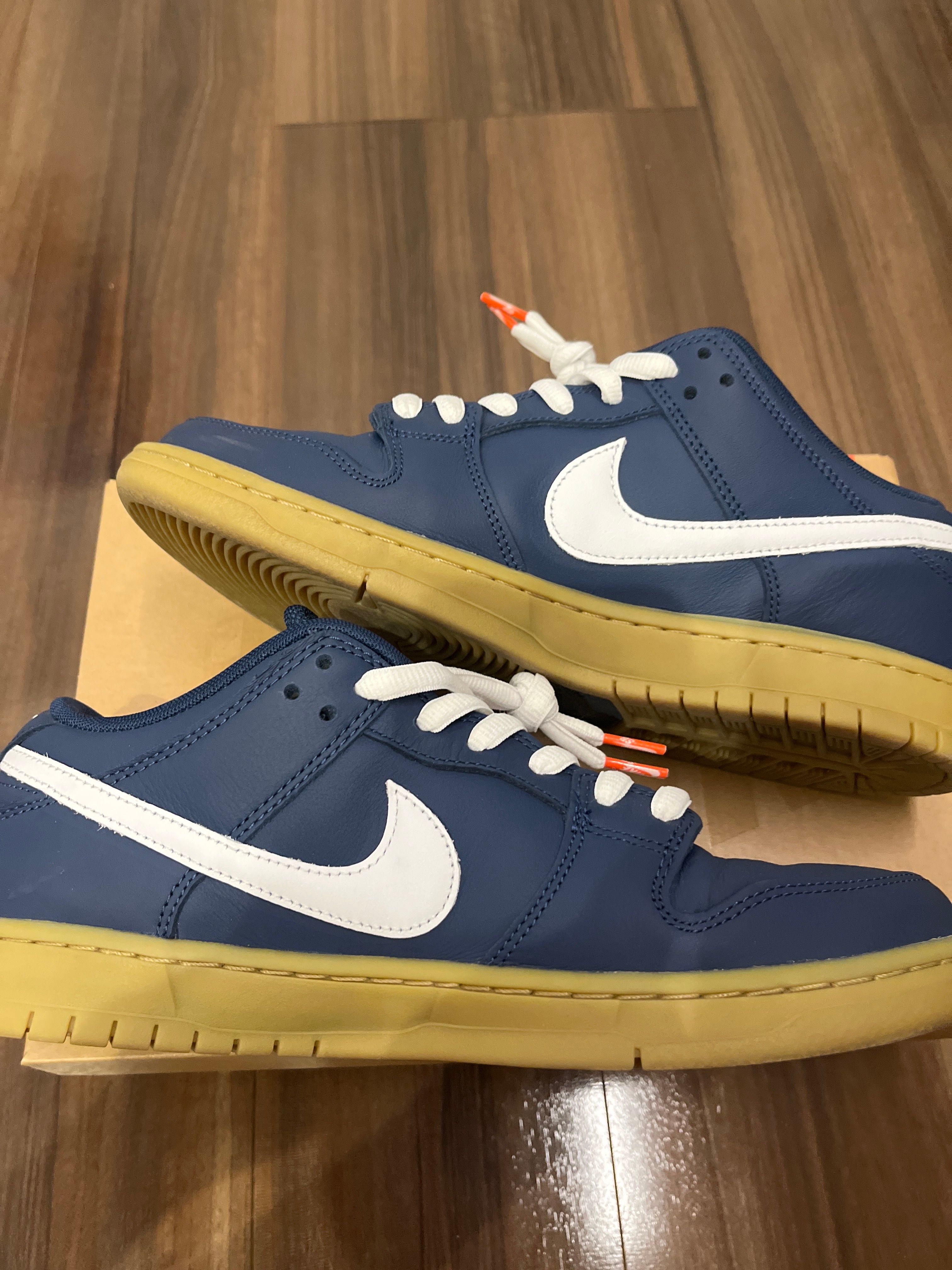 Nike SB Dunk Low Pro ISO Orange Label "Navy Gum"