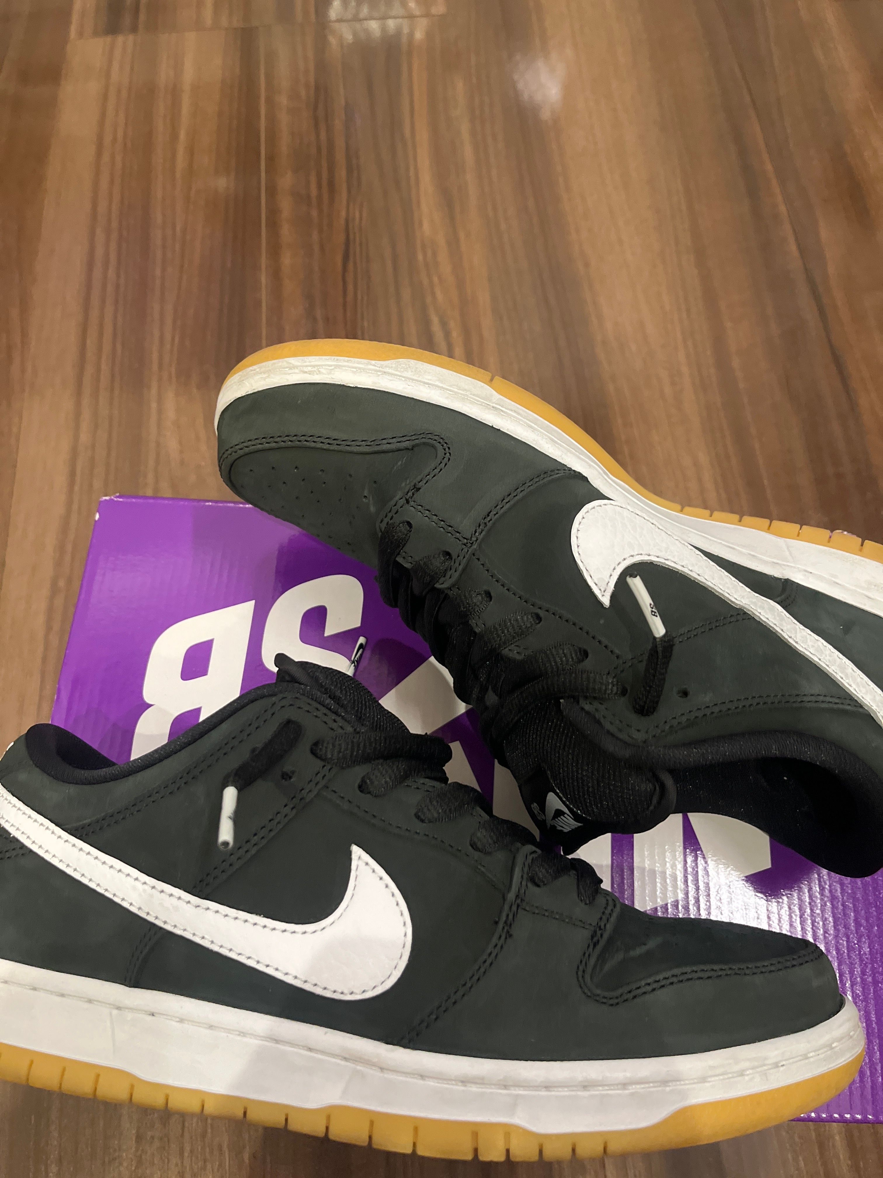 Nike SB Dunk Low Pro "Black/WhiteBlack-Gum Light Brown"