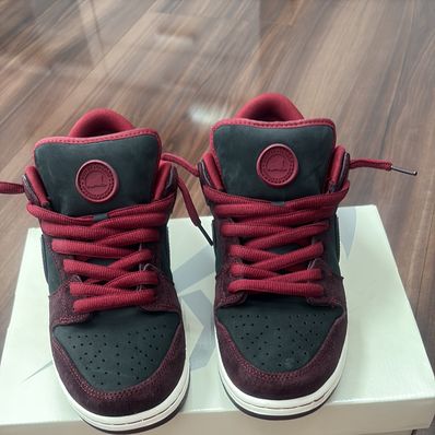 Riot Skateshop × Nike SB Dunk Low Pro QS "Mahogany and Team Red"