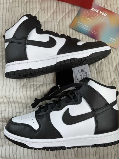 Nike Women's Dunk High "Black and White"