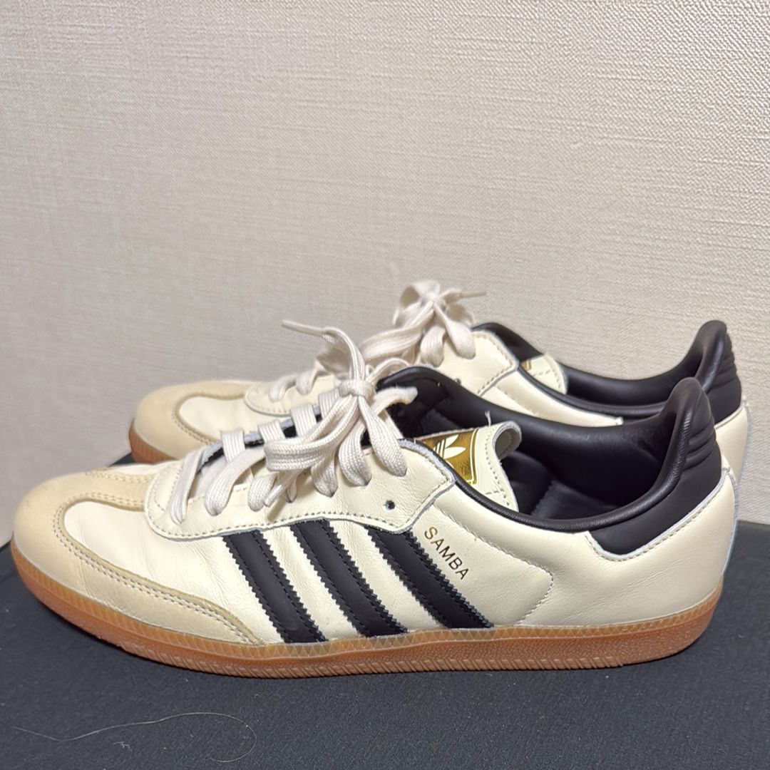 adidas Women's Samba OG "Cream White/Core Black/Sandstrata"