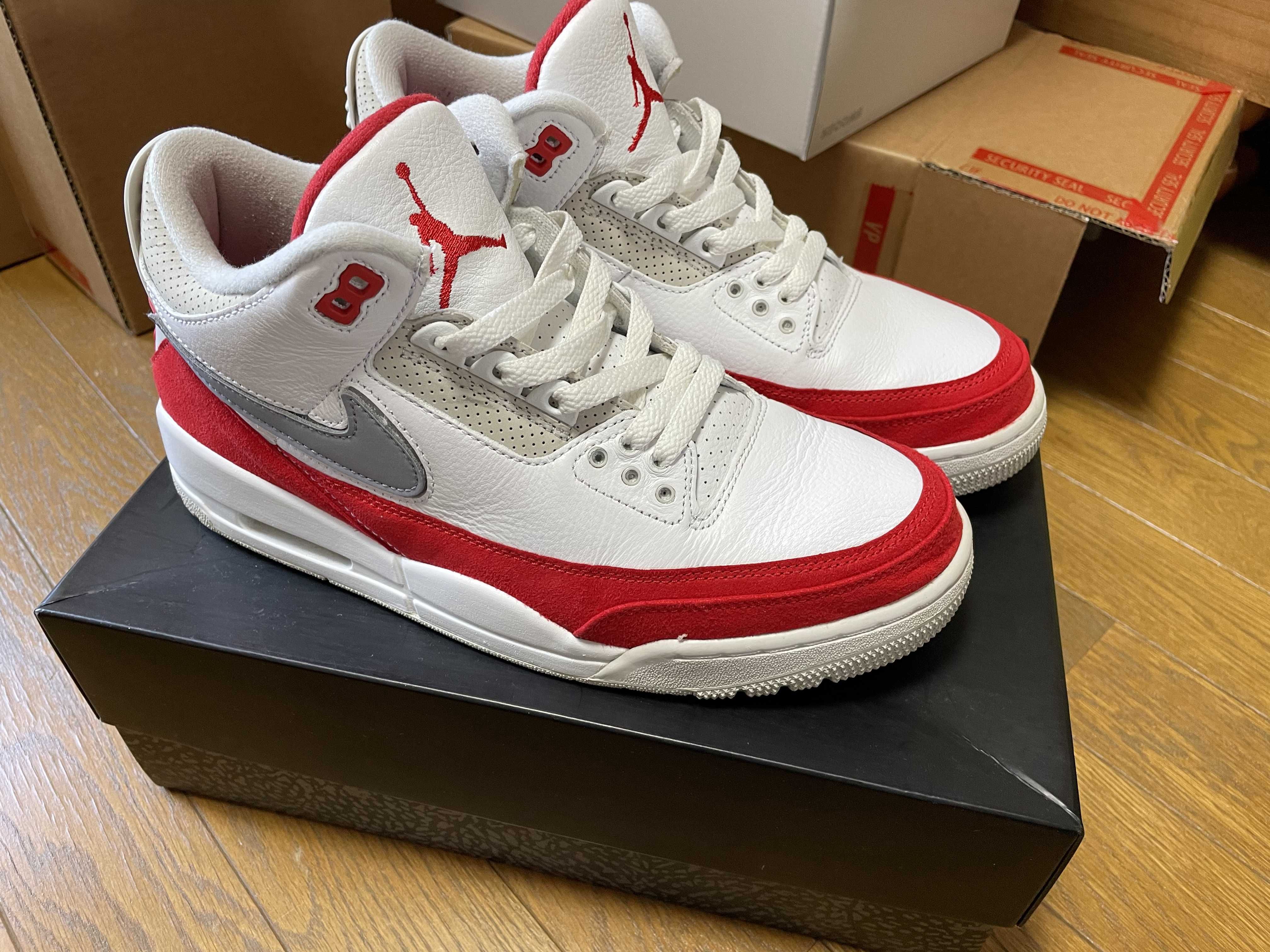 Nike Air Jordan 3 Retro "Tinker White/University Red"