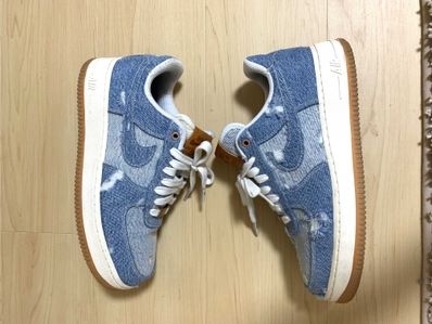 Levi’s®︎ × Nike Air Force 1 Low "White/Denim" (Nike By You)