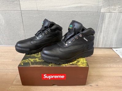 Supreme × Timberland Field Boot "Black"