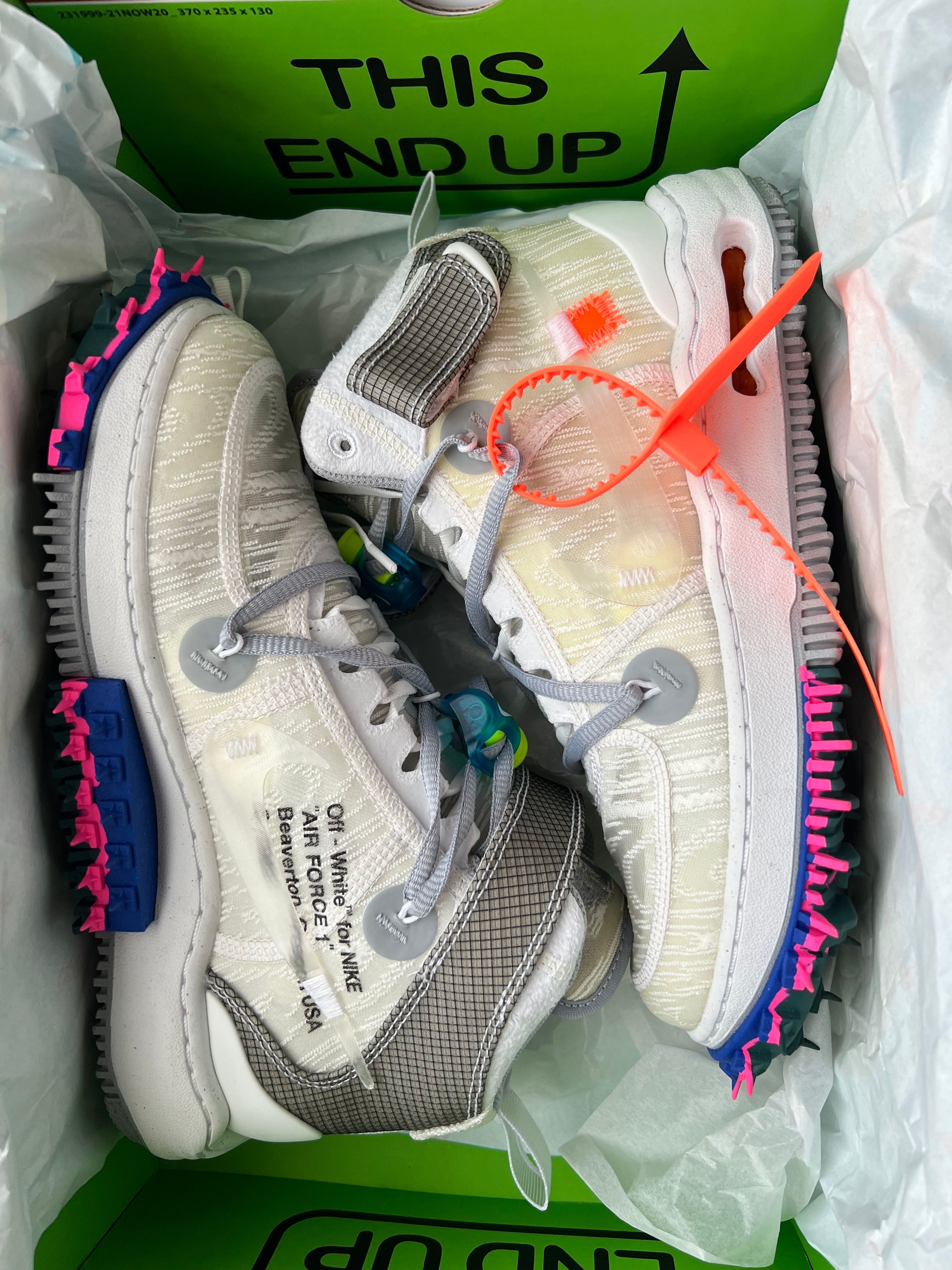 Off-White × Nike Air Force 1 Mid "White"