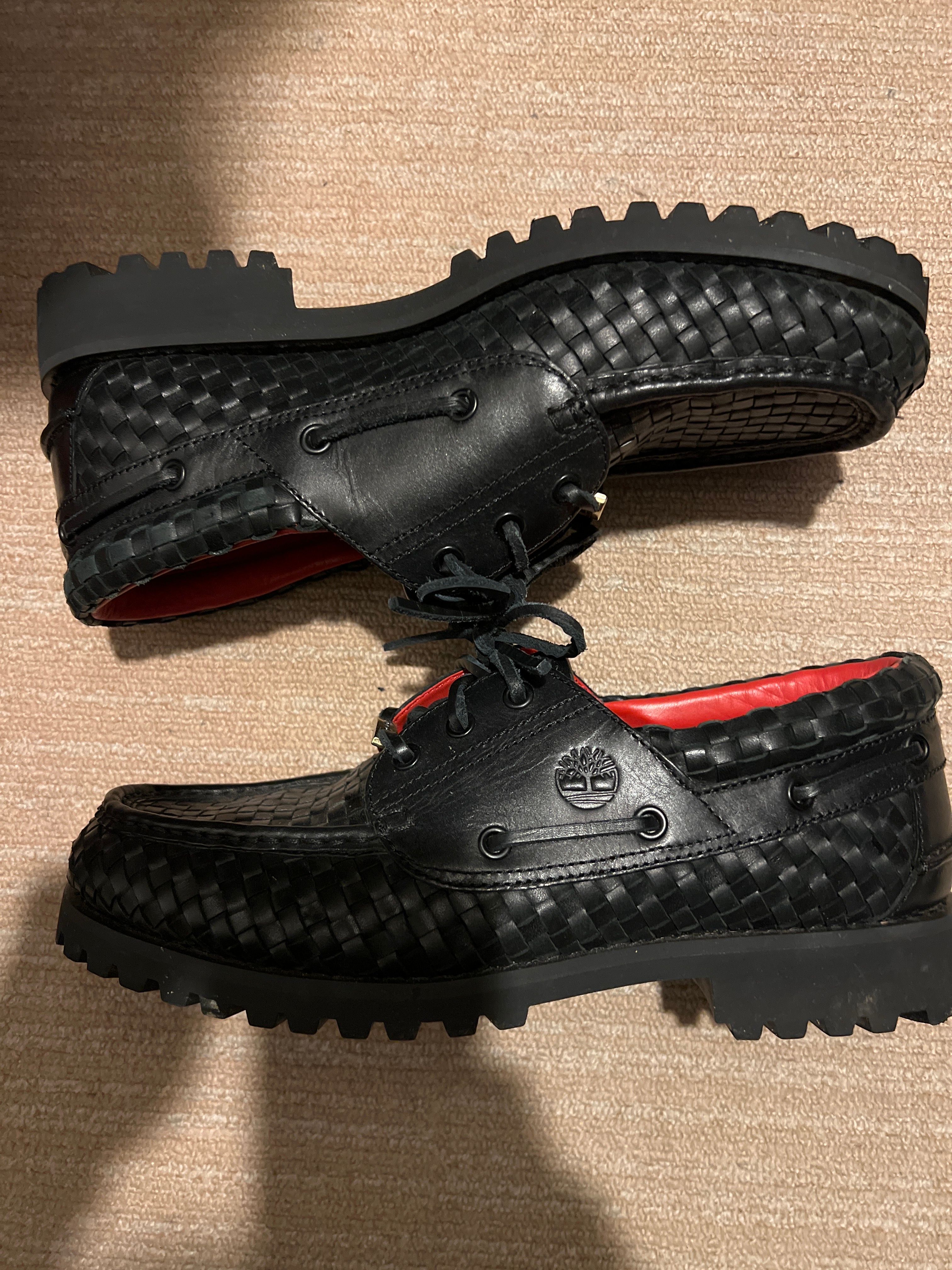 Timberland × Supreme Woven 3 Eye Lug Shoe "Black"