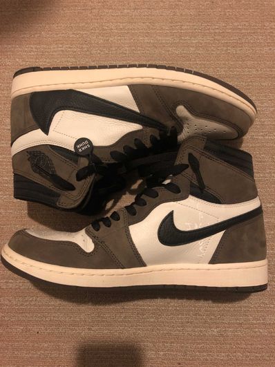 Travis Scott × Nike Air Jordan 1 Retro High OG TS SP "Sail/Dark Mocha"
