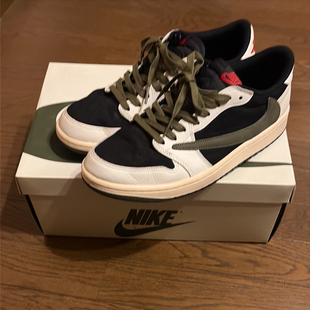 Travis Scott × Nike Women's Air Jordan 1 Low OG "Medium Olive"