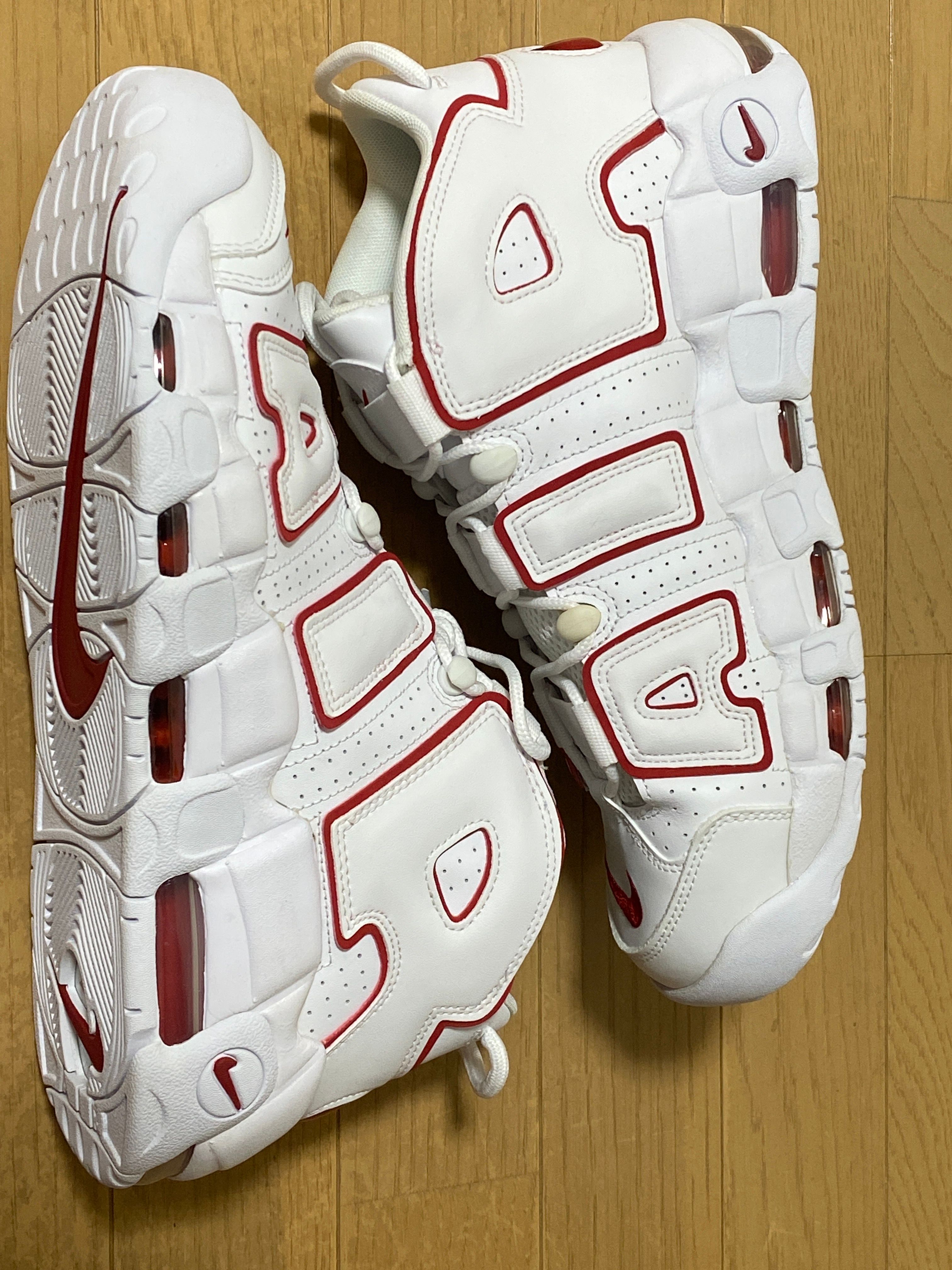 NIKE AIR MORE UPTEMPO "WHITE/VARSITY RED" (2021)