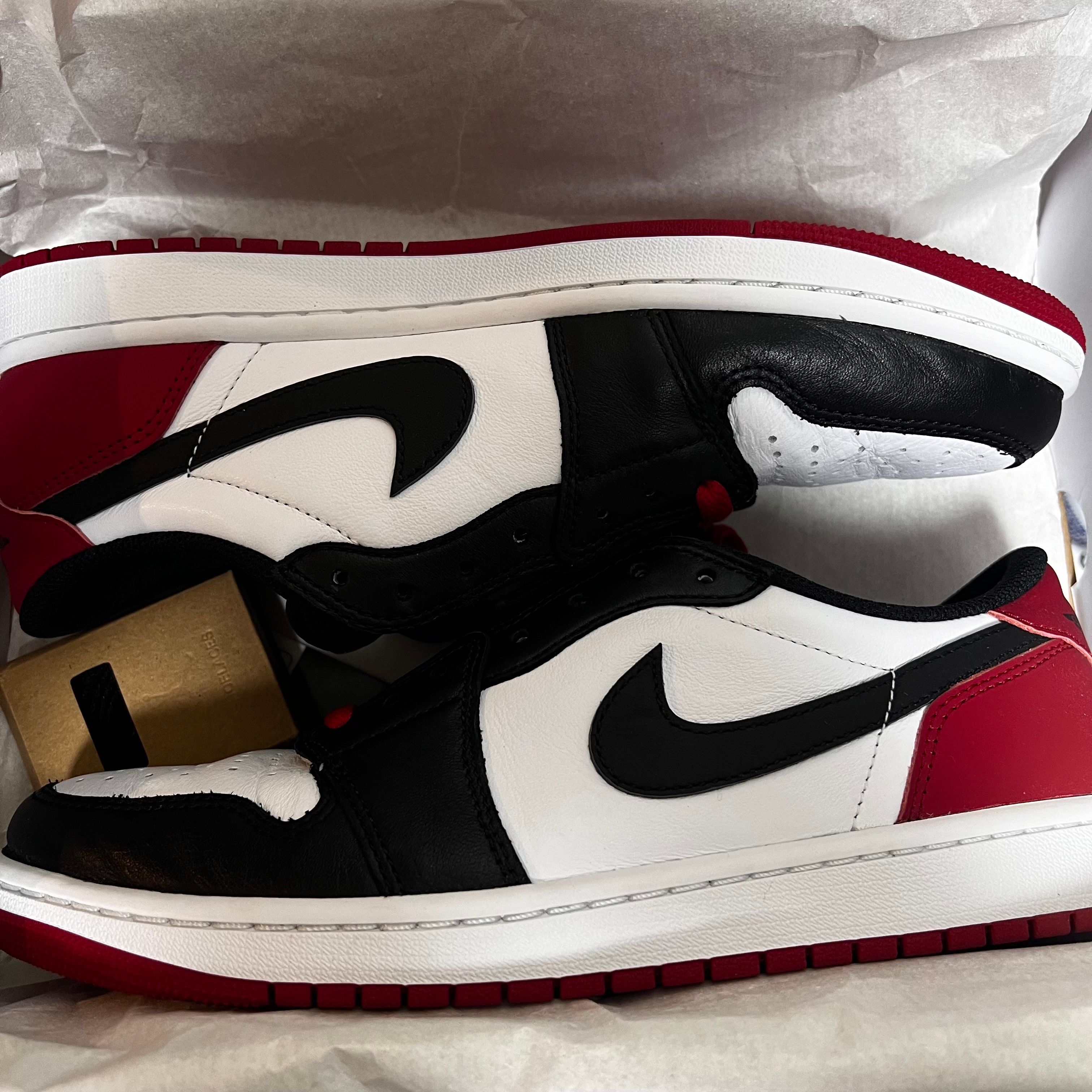 Nike Air Jordan 1 Retro Low OG "Black Toe"