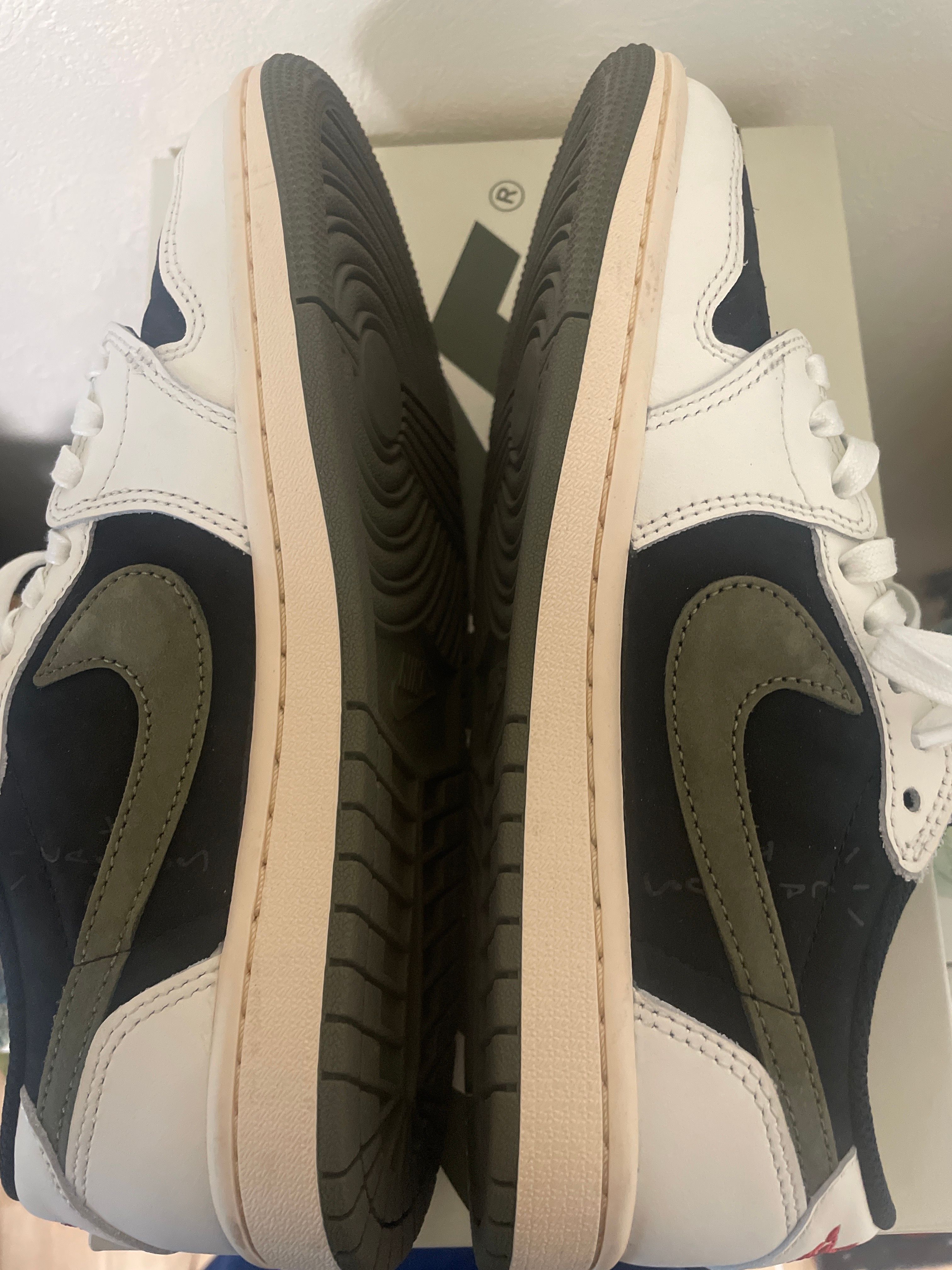 Travis Scott × Nike Women's Air Jordan 1 Low OG "Medium Olive"